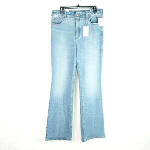 Good American Jeans Womens SZ 12/31 Good Classic Slim Bootcut High Rise Casual